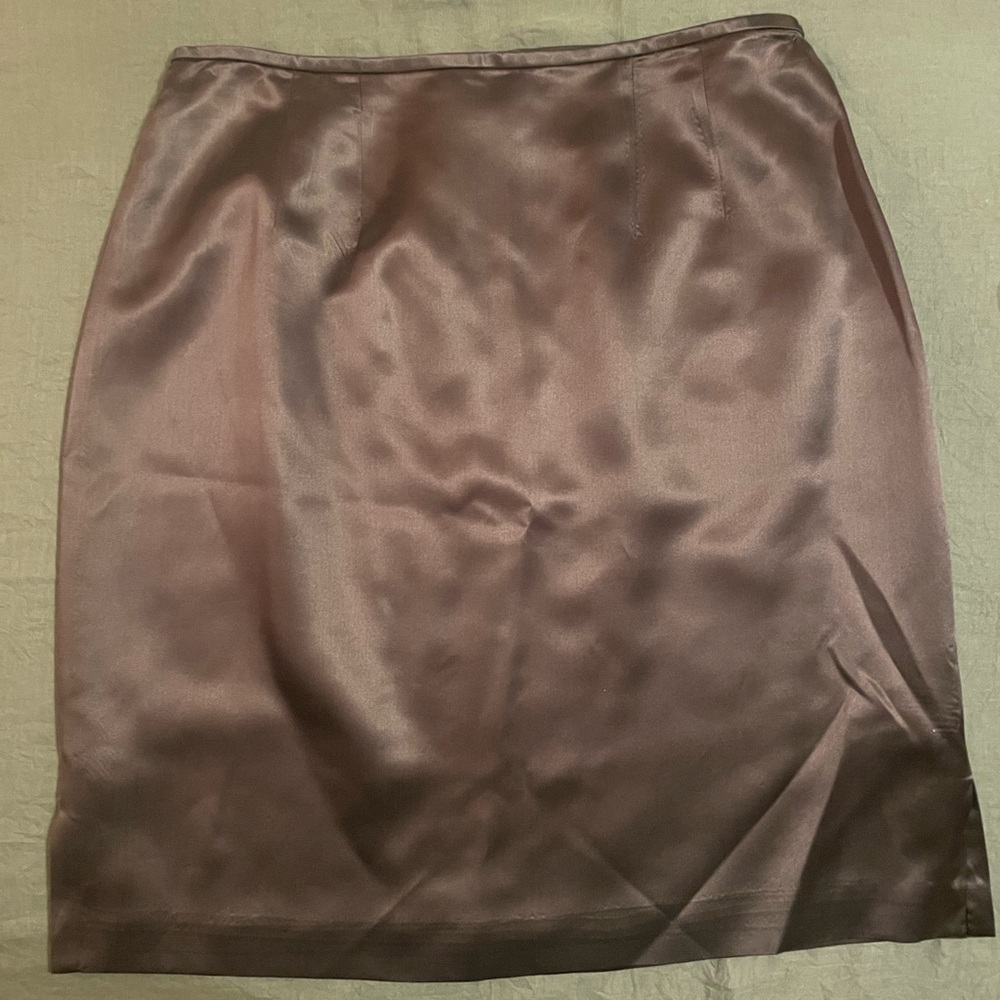 Charter Club Black Silk Pencil Skirt